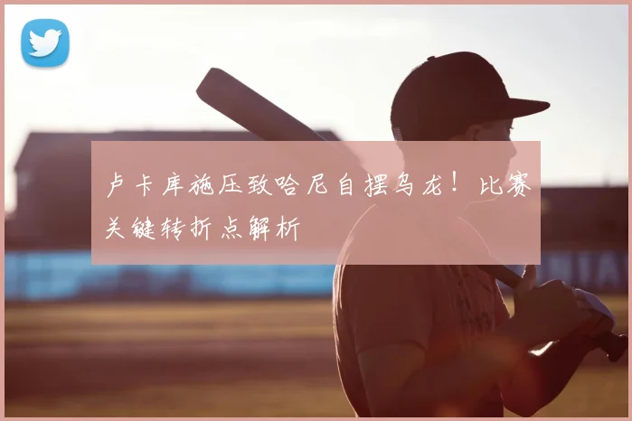 卢卡库施压致哈尼自摆乌龙！比赛关键转折点解析
