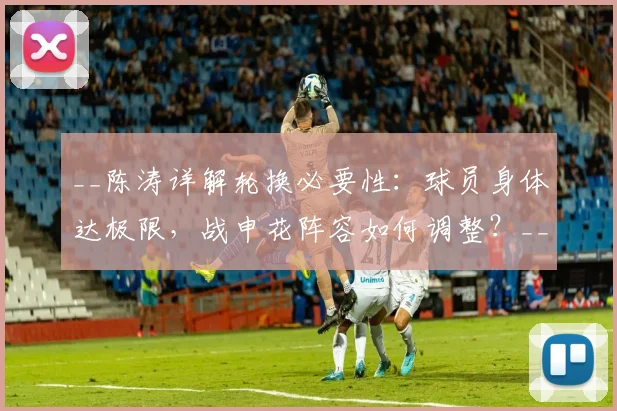 __陈涛详解轮换必要性：球员身体达极限，战申花阵容如何调整？__